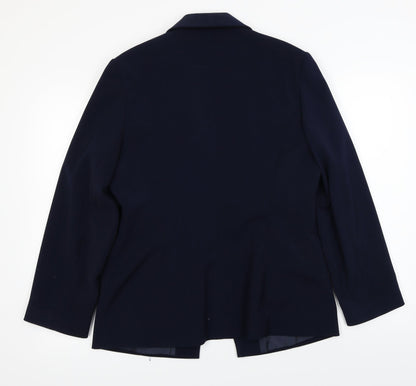 AMARANTO  Womens Blue   Jacket Blazer Size 14
