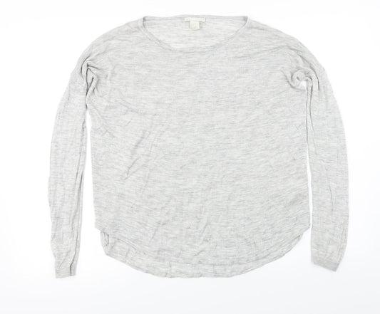 H&M  Womens Grey   Pullover Jumper Size S