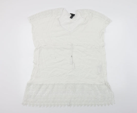 New Look  Womens White   Basic T-Shirt Size M