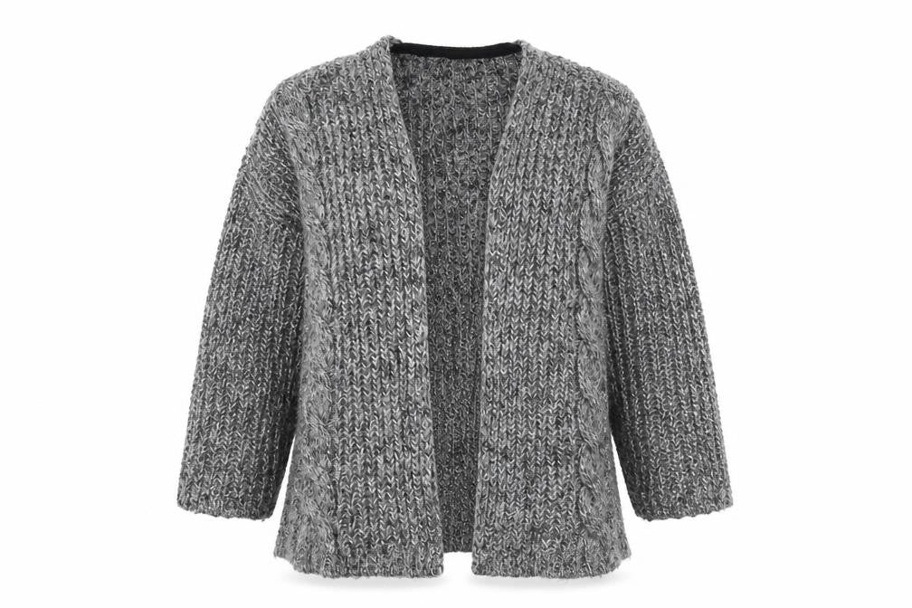 Promod Womens Grey   Cardigan Jumper Size M