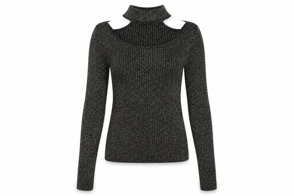 H&M  Womens Black   Pullover Jumper Size S