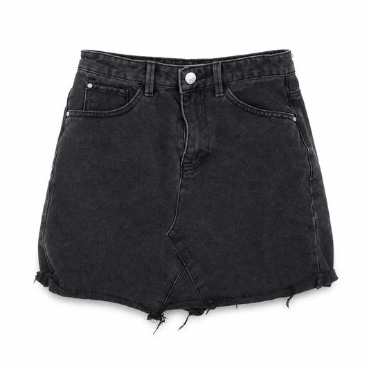 Primark Womens Black  Denim Mini Skirt Size 6