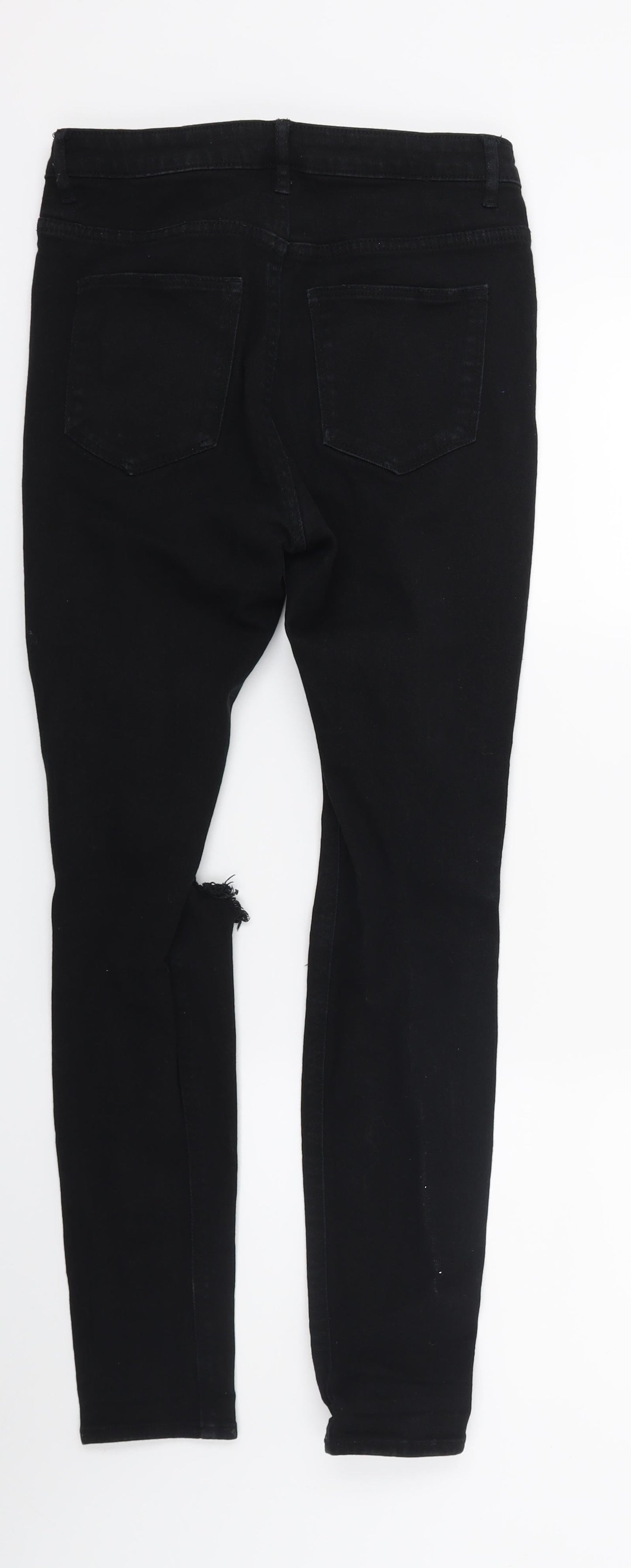 Divided Womens Black  Denim Skinny Jeans Size 10 L26 in