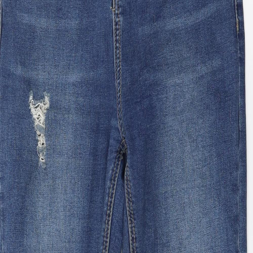 Preworn Womens Blue  Denim Skinny Jeans Size 25 in L26 in
