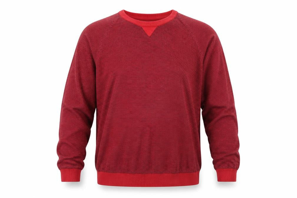 CTF Mens Red Striped  Pullover Jumper Size 2XL