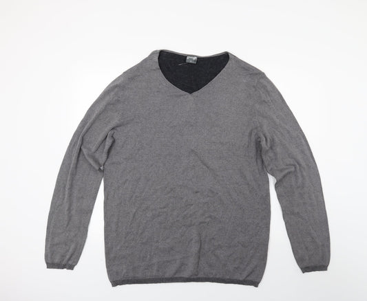 Straight up Mens Grey   Pullover Jumper Size XL