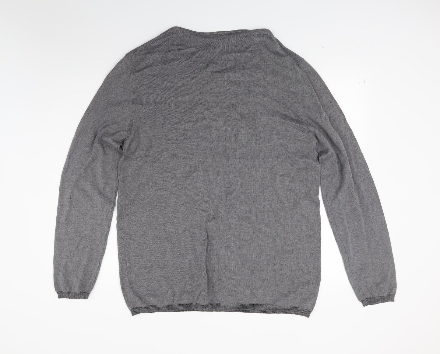 Straight up Mens Grey   Pullover Jumper Size XL