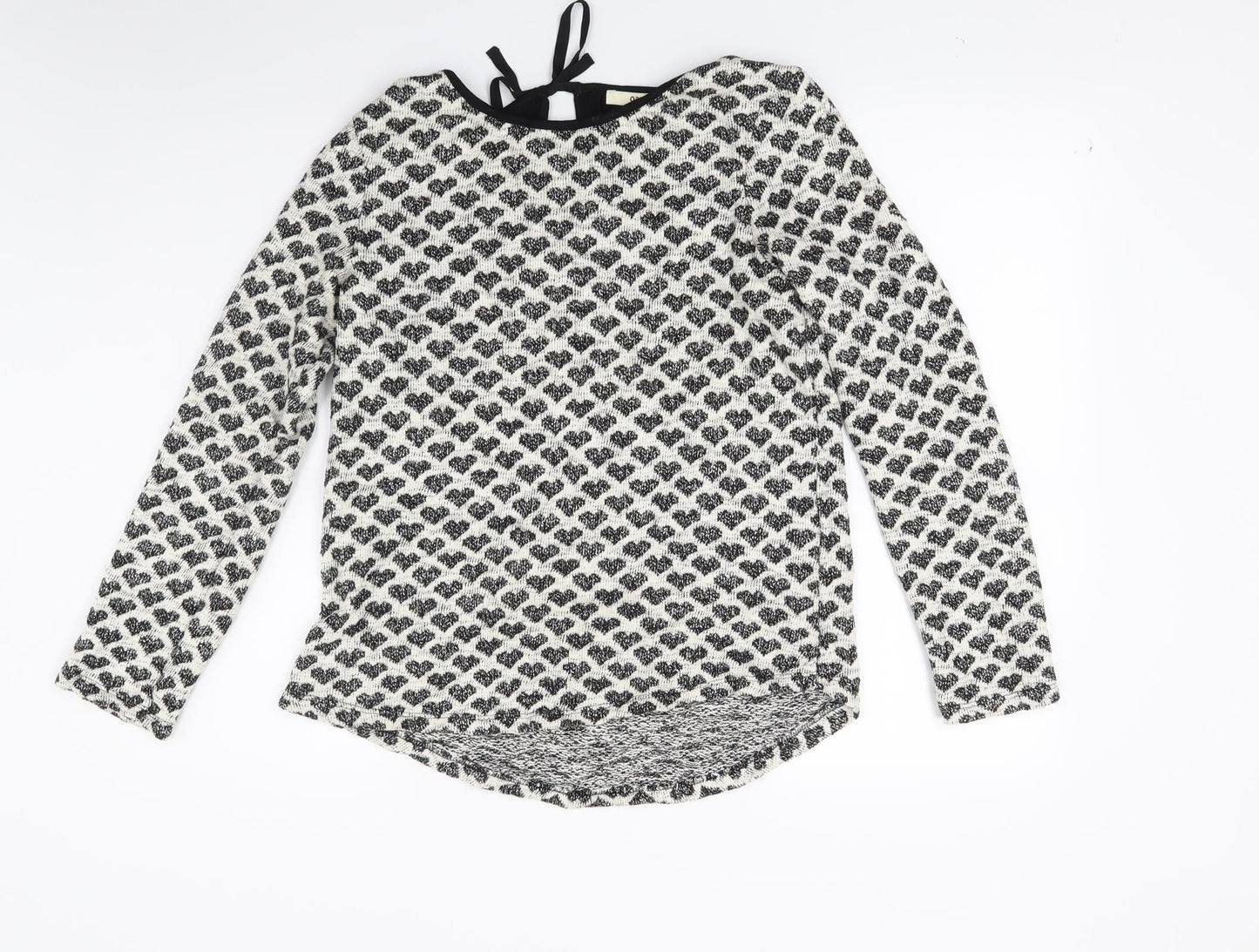 Oasis Womens White  Knit Pullover Jumper Size M