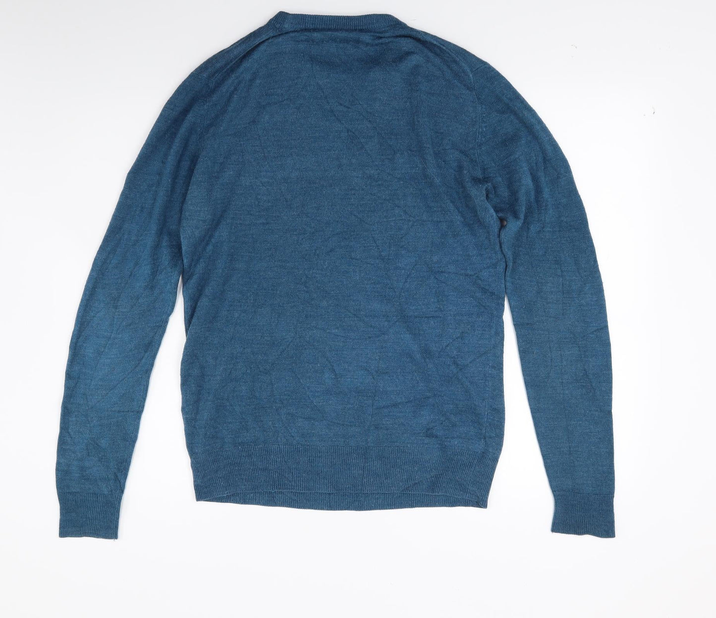 Ceder wood state Mens Blue  Knit Pullover Jumper Size M