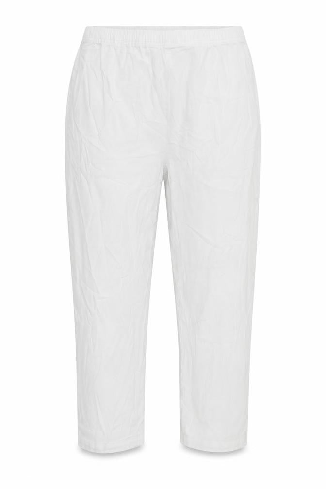 LABEL BE Womens White   Trousers  Size 18 L23 in