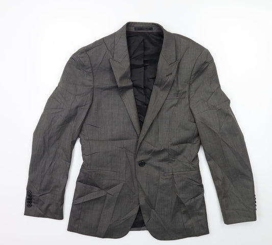 Venturo Mens Grey    Suit Jacket Size 34