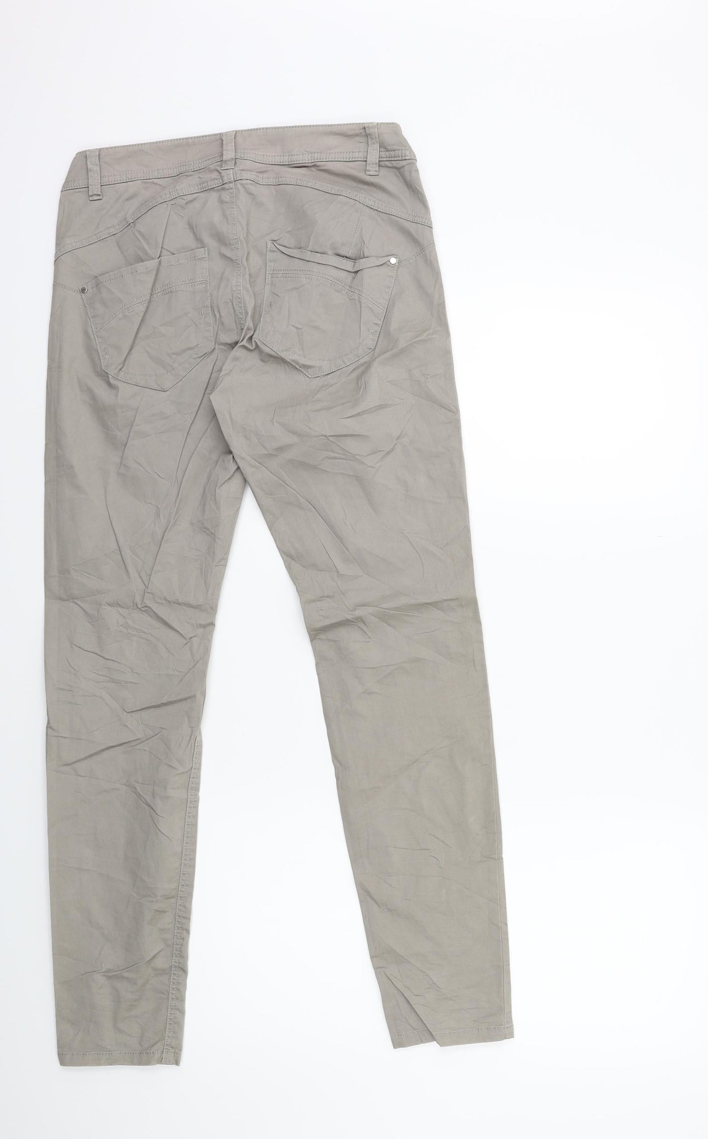 Yessica Womens Grey   Cargo Trousers Size 6 L29 in