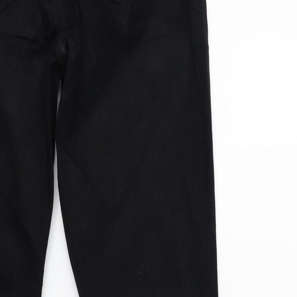 zabiano Womens Black  Denim Straight Jeans Size 28 in L31 in