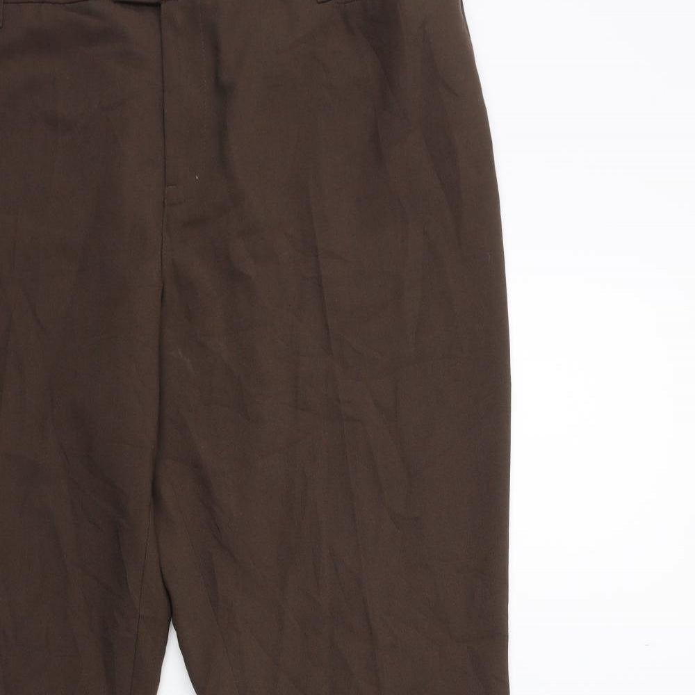 Yessica Womens Brown   Trousers  Size 38 in L27 in