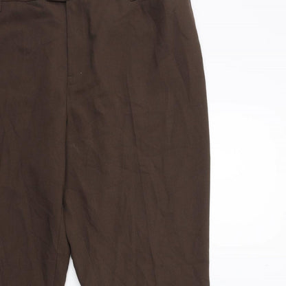 Yessica Womens Brown   Trousers  Size 38 in L27 in