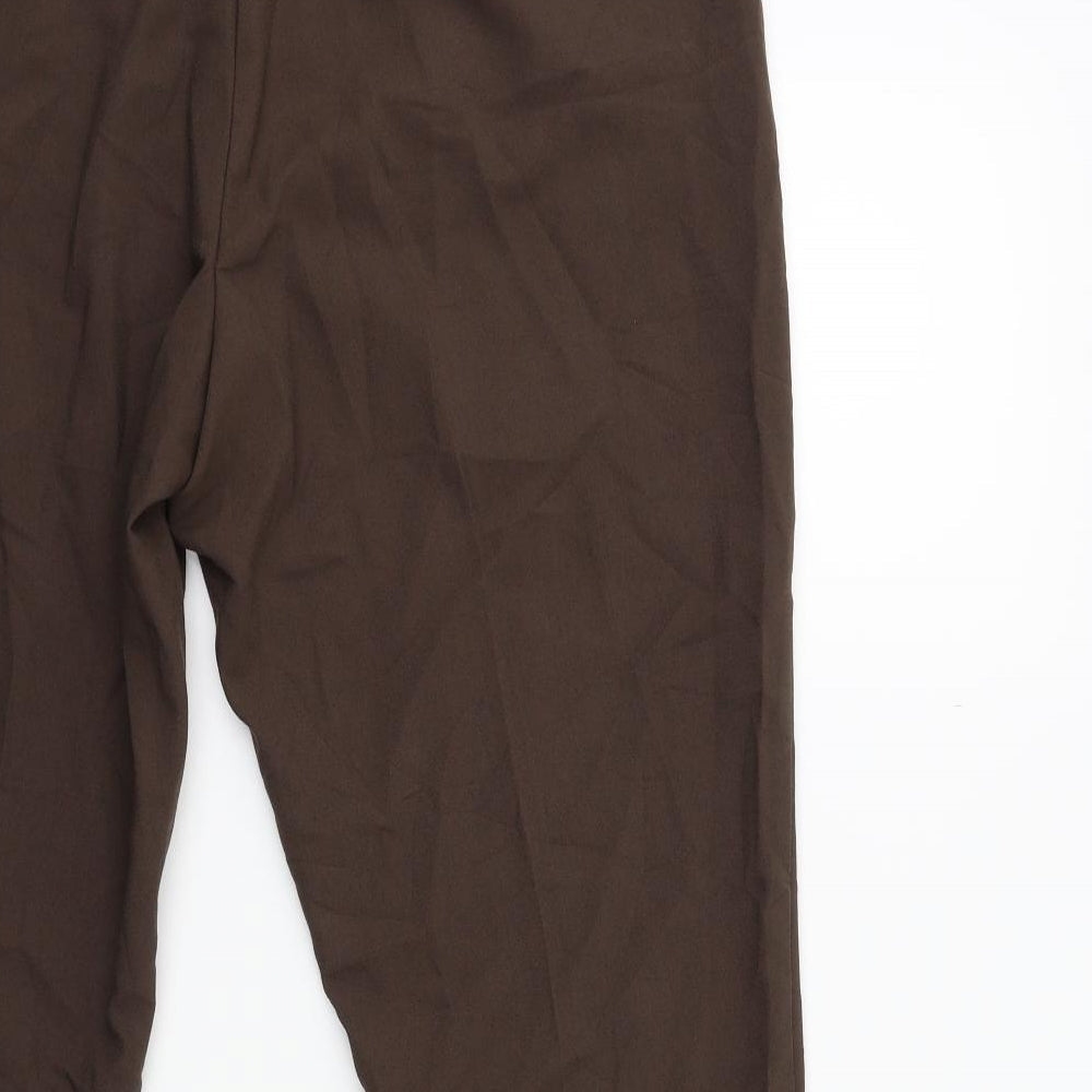 Yessica Womens Brown   Trousers  Size 38 in L27 in