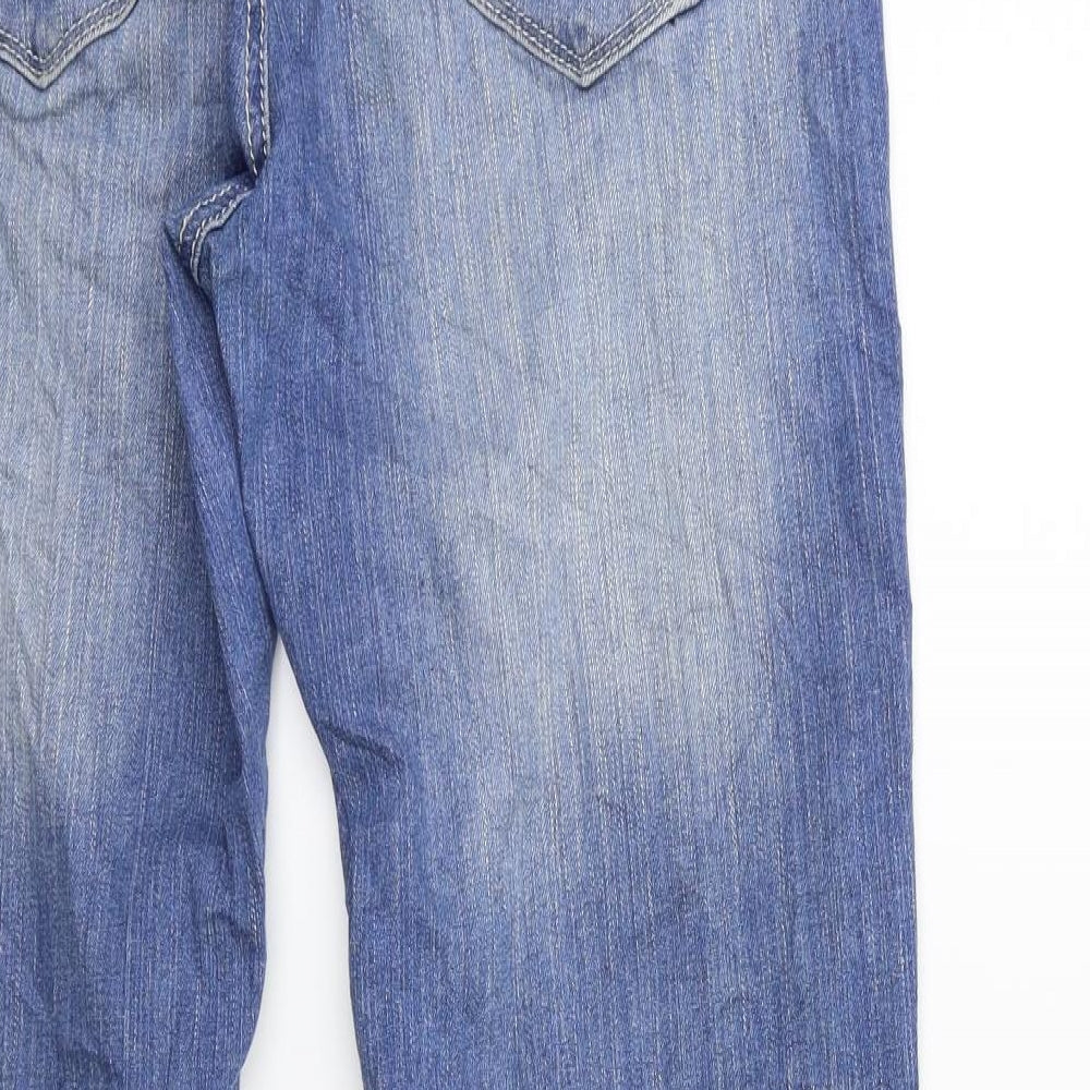 CHIC Womens Blue  Denim Skinny Jeans Size 12 L30 in