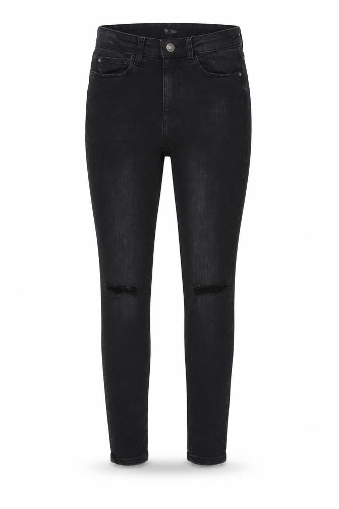 Denim & Co. Womens Black  Denim Skinny Jeans Size 8 L27 in