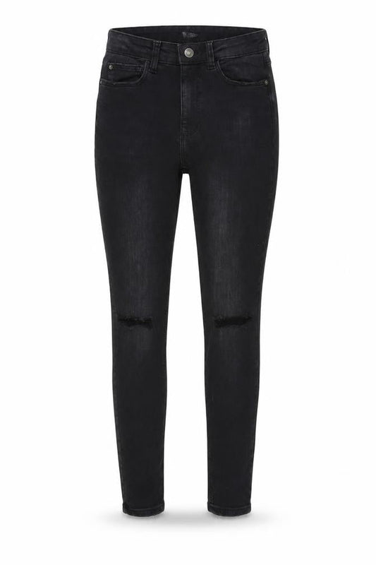 Denim & Co. Womens Black  Denim Skinny Jeans Size 8 L27 in
