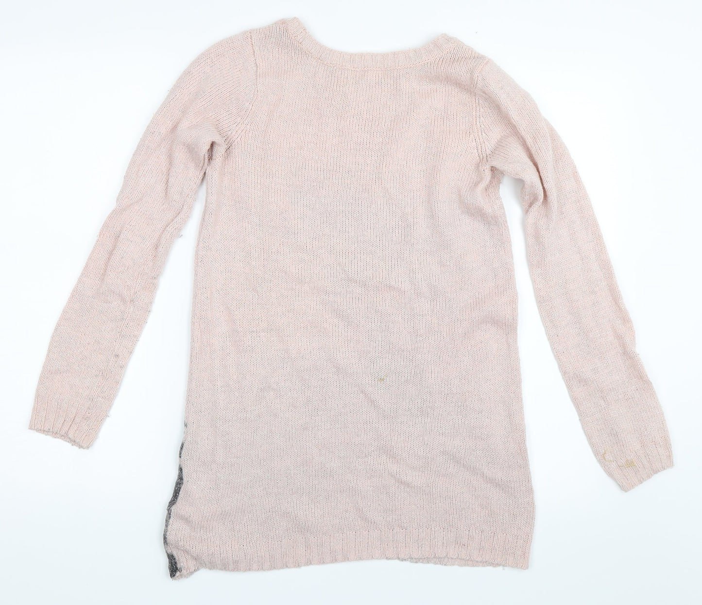 H&M Girls Pink   Pullover Jumper Size 14 Years