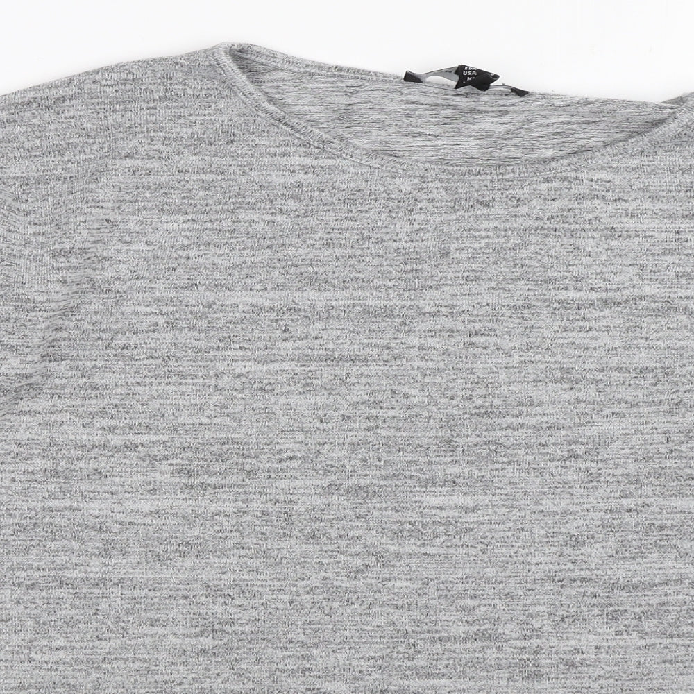 Atmosphere Womens Grey   Pullover Jumper Size 10  - Asymmetric Hem