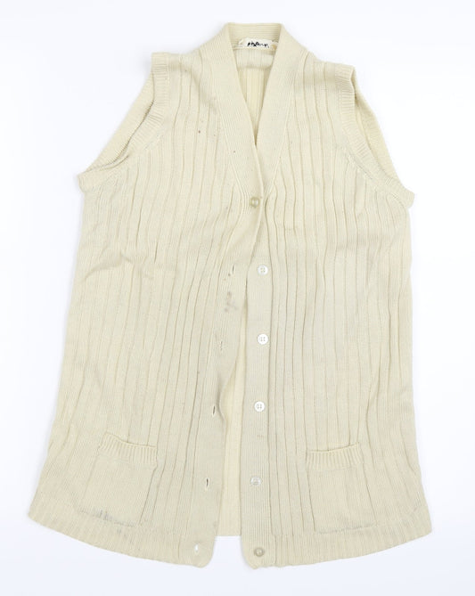 Magasin Womens Beige   Cardigan Jumper Size 14
