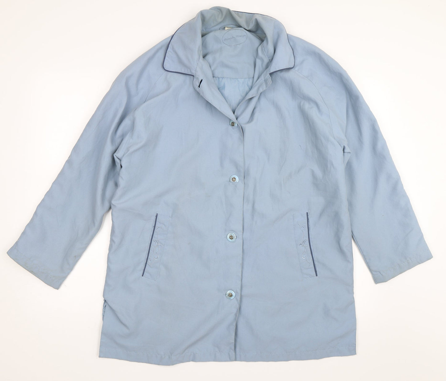 Preworn Womens Blue   Jacket Coat Size 14