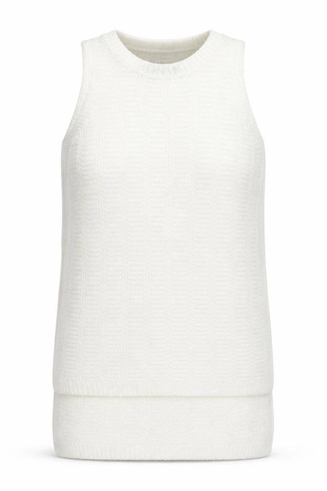 New Look Womens Ivory   Vest Jumper Size 6