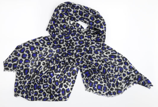 Preworn Womens Grey Animal Print   Shawl/Wrap