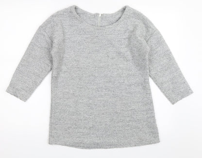 Preloved Debenhams Womens Grey   Pullover Jumper Size 12 - Front