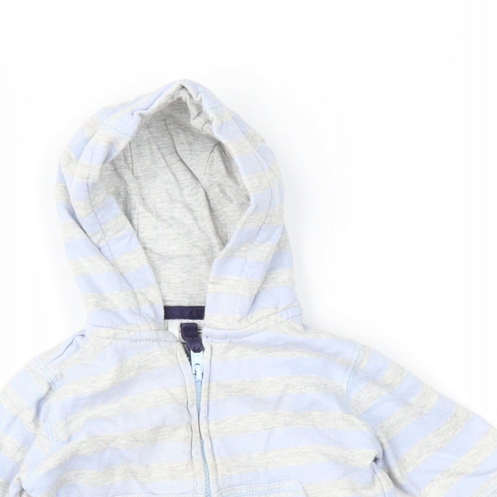 F&F Boys Blue Striped  Jacket  Size 0-3 Months