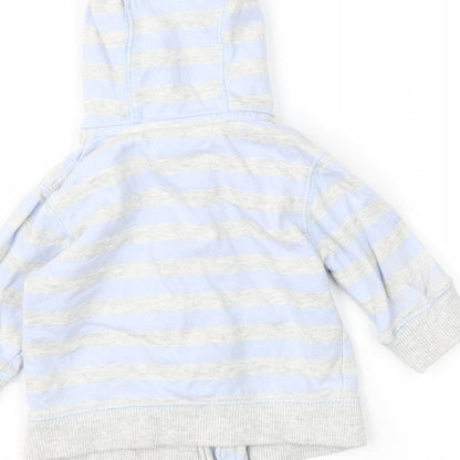 F&F Boys Blue Striped  Jacket  Size 0-3 Months