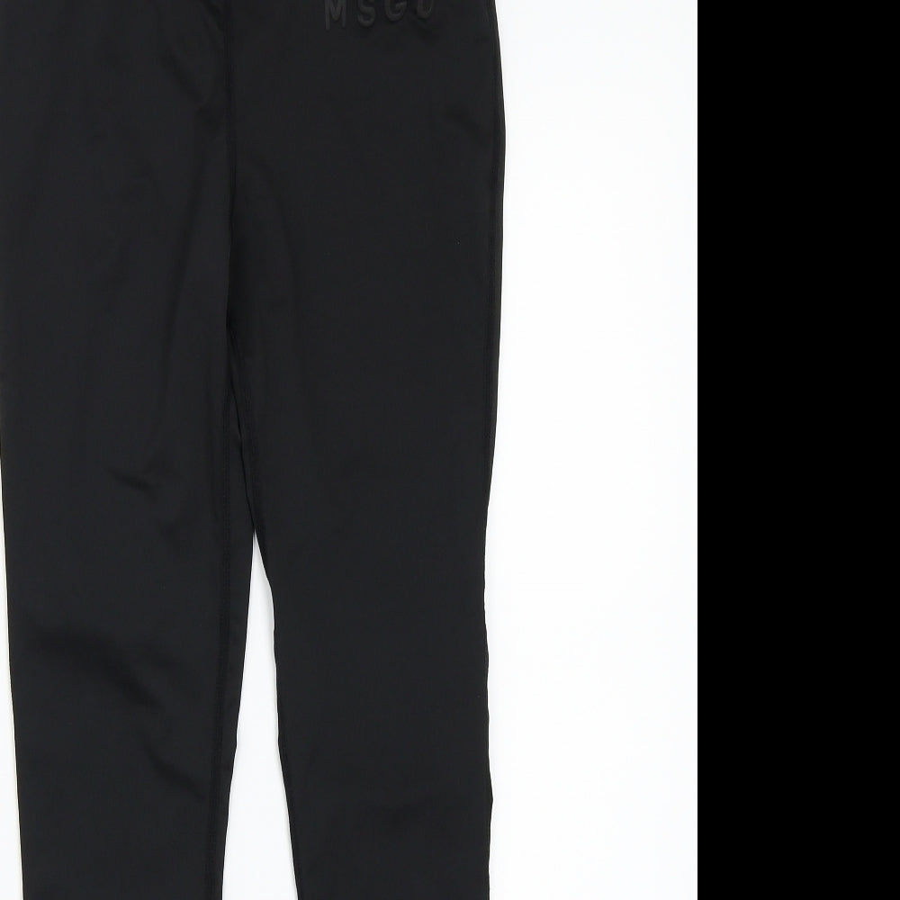 Missguided Womens Black   Capri Leggings Size S L27 in