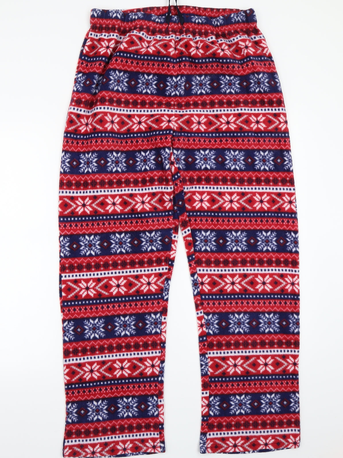 Preworn Womens Red Check  Sweatpants Trousers Size L L28 in