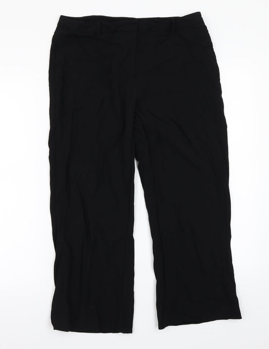 Collection Womens Black   Trousers  Size 12 L23 in