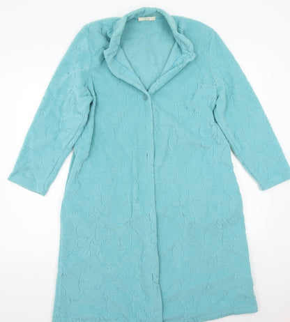 Preloved Marks and Spencer Womens Green   Jacket Coat Size 10 - Front