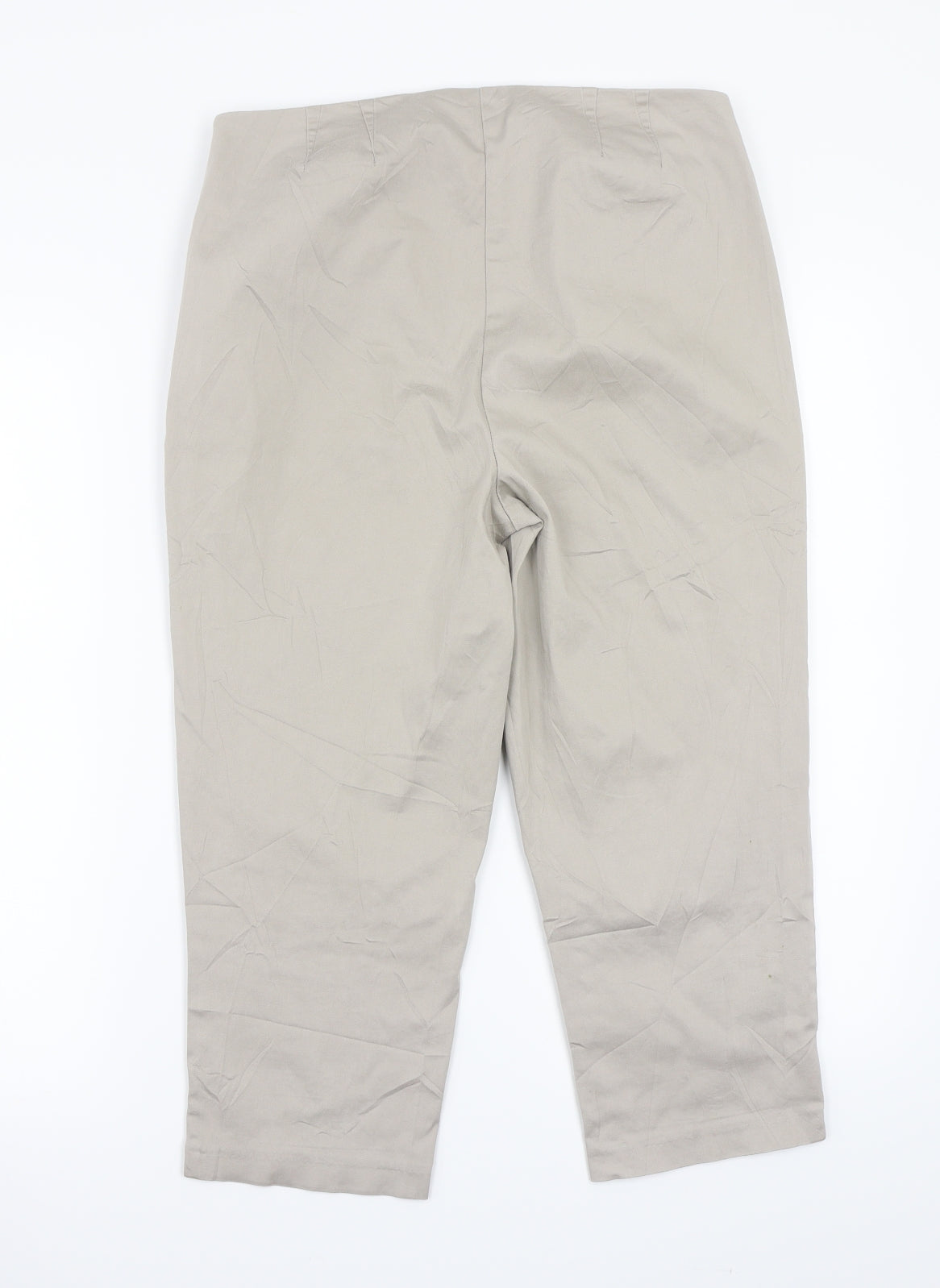 Marks and Spencer Womens Beige   Trousers  Size 12 L21 in