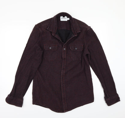 Topman Mens Purple    Button-Up Size S