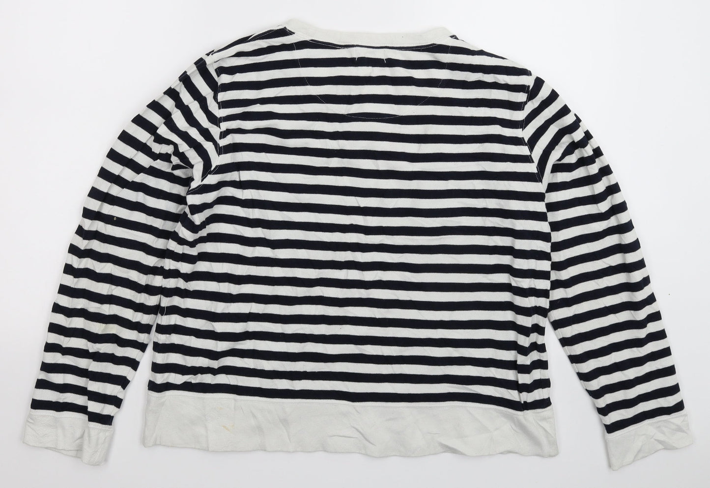 Liz Claiborne Womens Multicoloured Striped Knit Pullover Jumper Size M