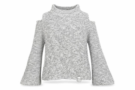 Hollister Womens Grey  Knit Pullover Jumper Size S