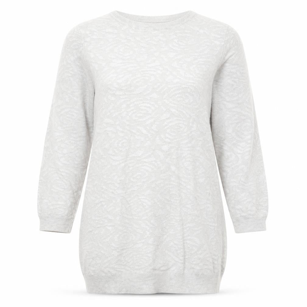 Dorothy Perkins Womens Grey  Knit Pullover Jumper Size 10
