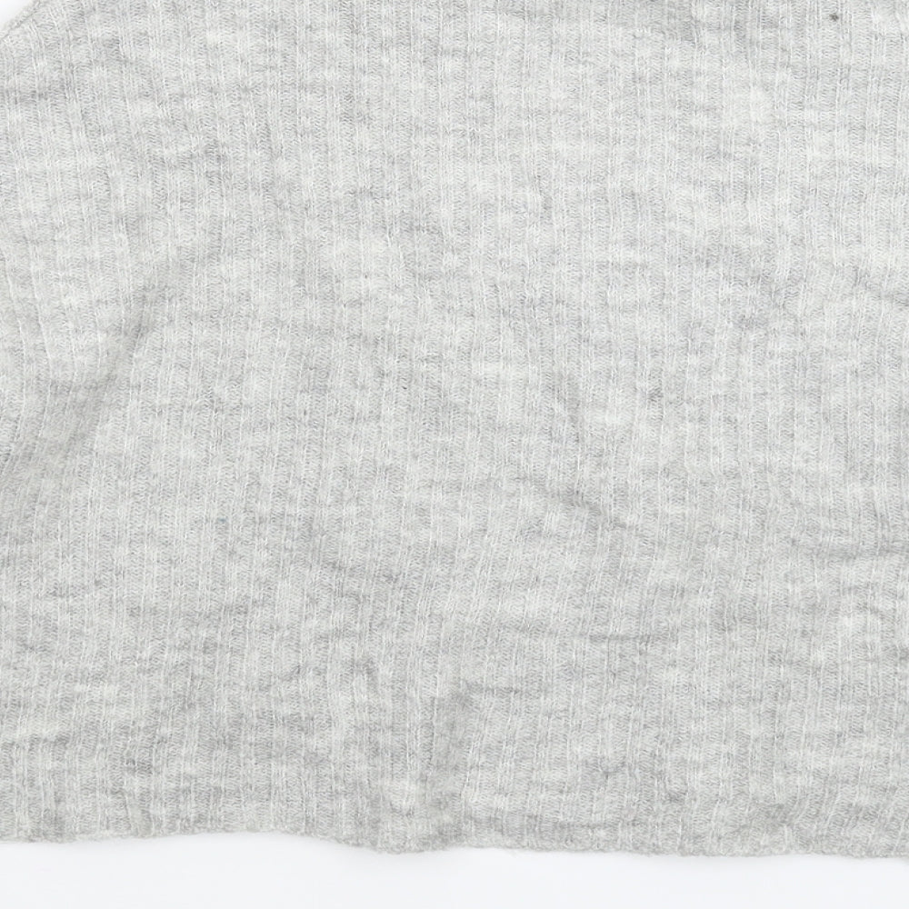Divided Womens Grey  Knit Pullover Jumper Size S
