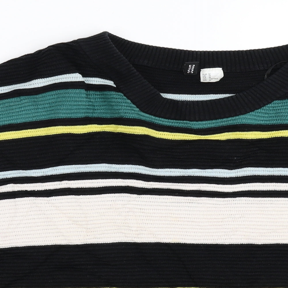 Divided Womens Multicoloured Striped Knit Pullover Jumper Size M  - Oversized