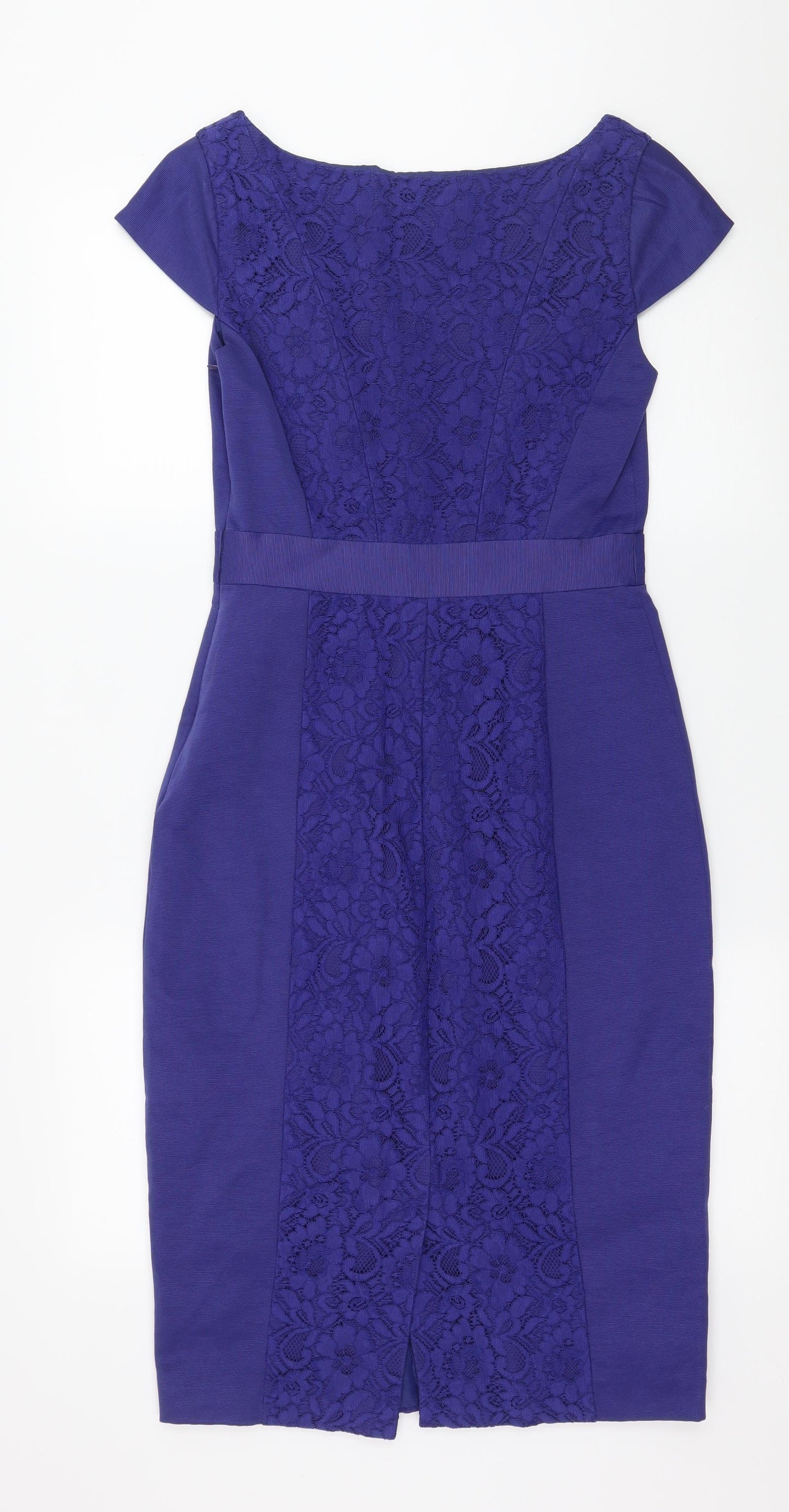 Monsoon Womens Blue   Pencil Dress  Size 8