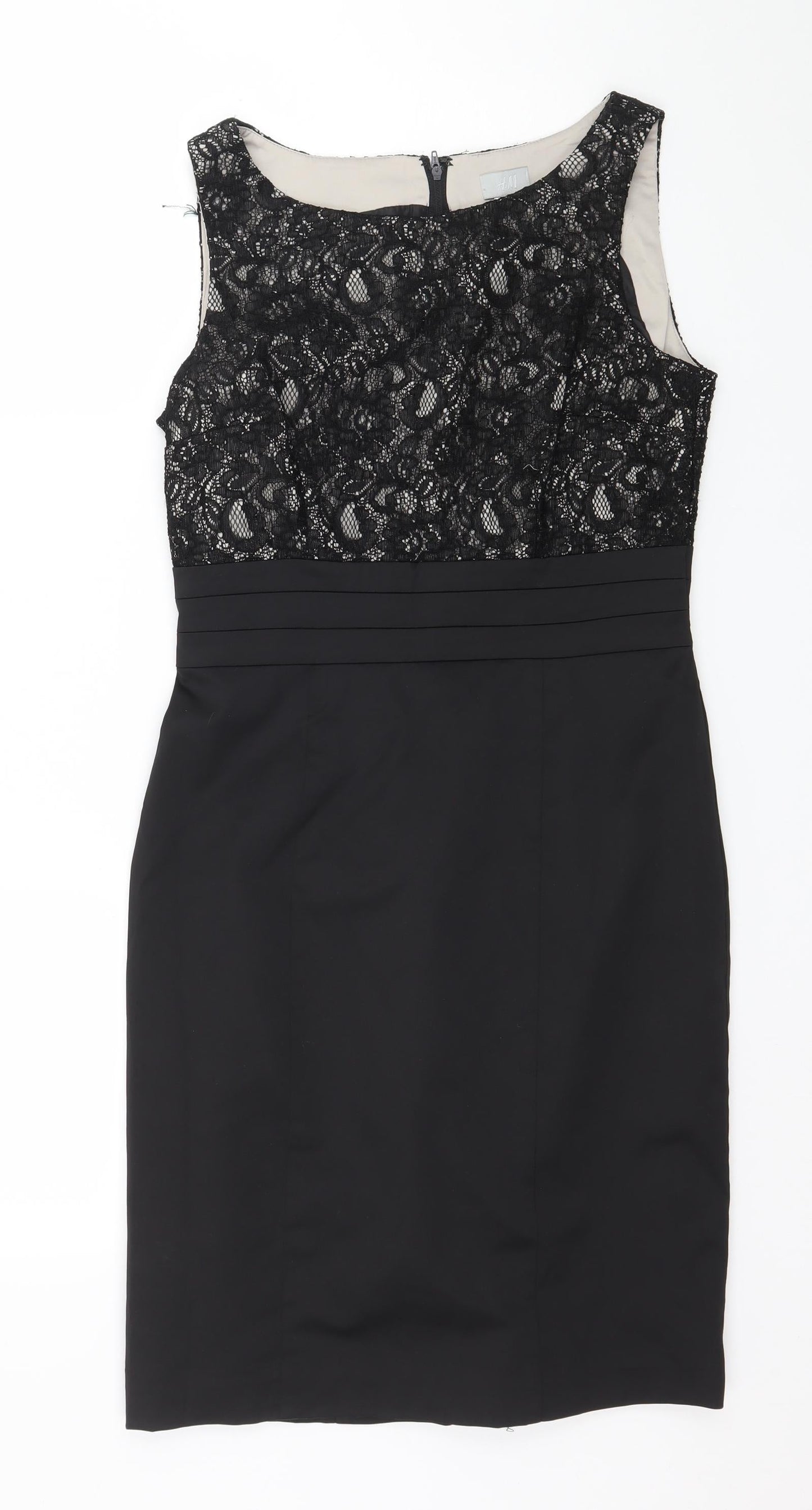 H&M Womens Black   Sheath  Size 10