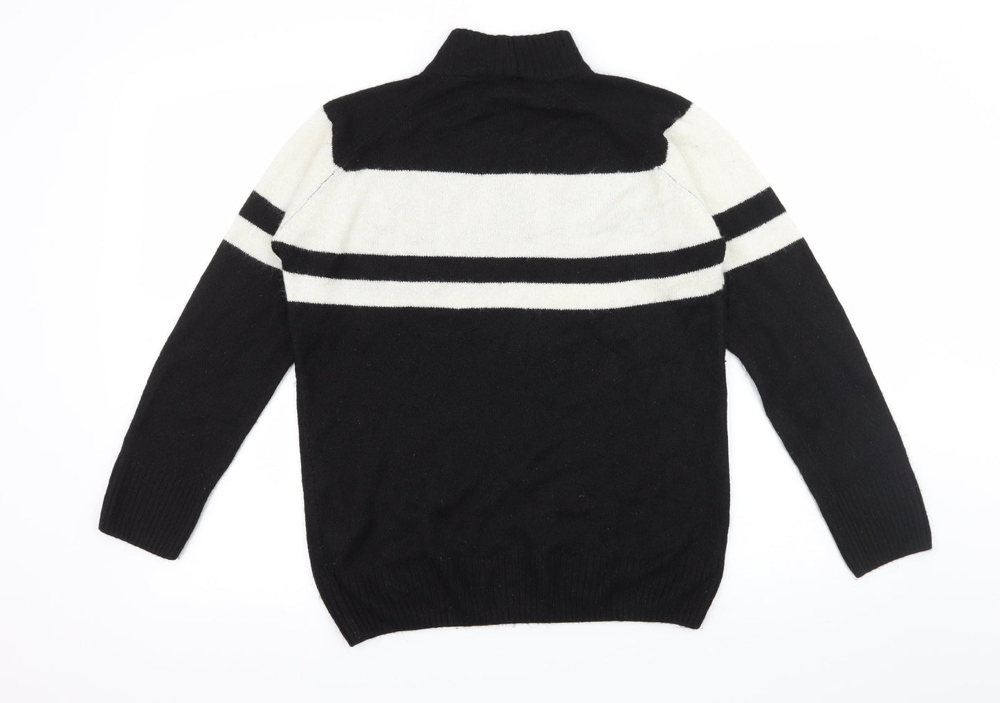 New Look Womens Black  Knit Pullover Jumper Size S