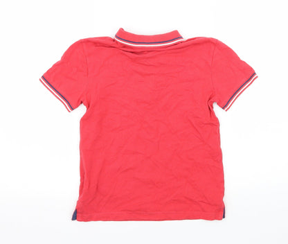 Preloved Blue Zoo Boys Pink  Jersey Basic T-Shirt Size 7-8 Years - Back