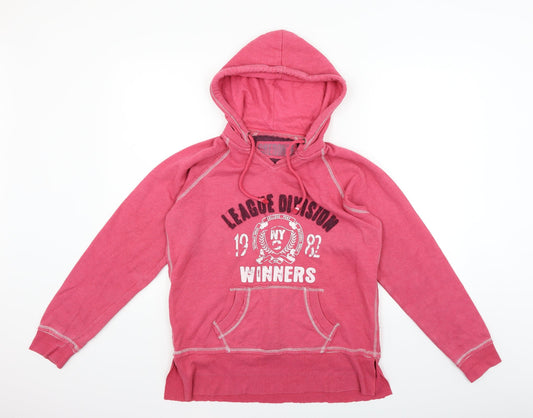Cherokee Womens Pink   Pullover Hoodie Size L