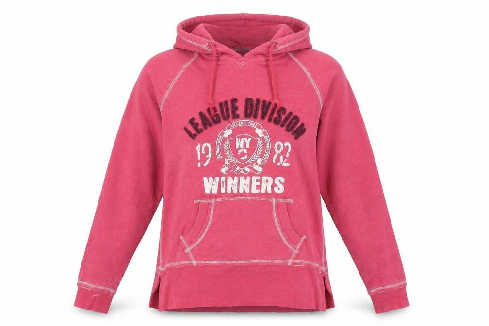 Cherokee Womens Pink   Pullover Hoodie Size L