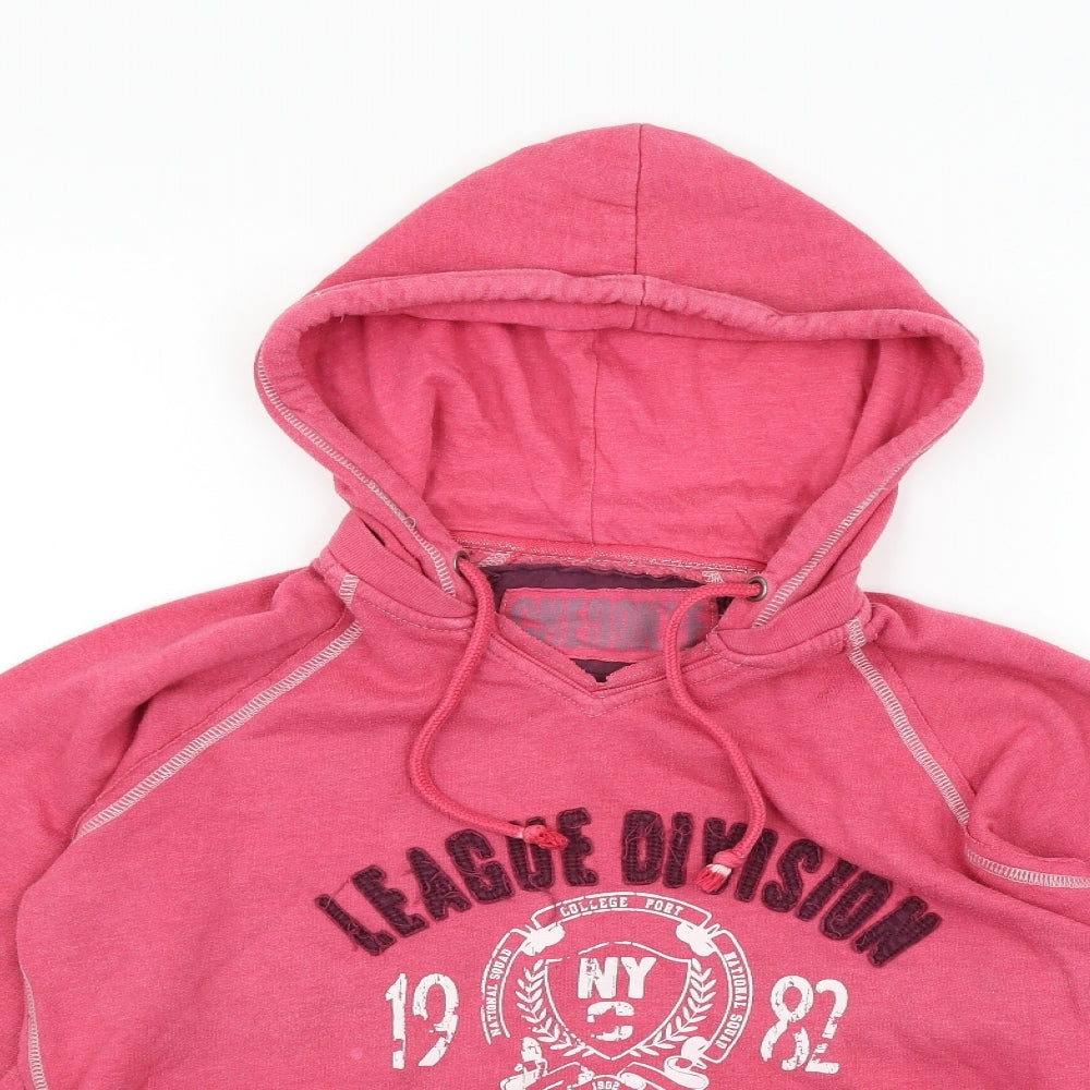 Cherokee Womens Pink   Pullover Hoodie Size L